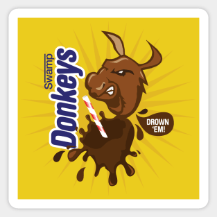 Swamp Donkeys Quik Sticker